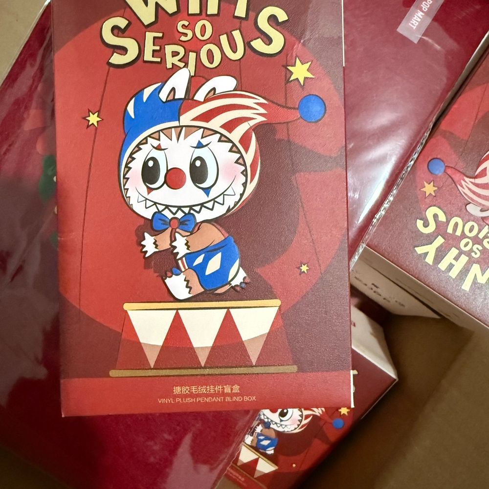 LUMINISO Why so serious labubu pendant